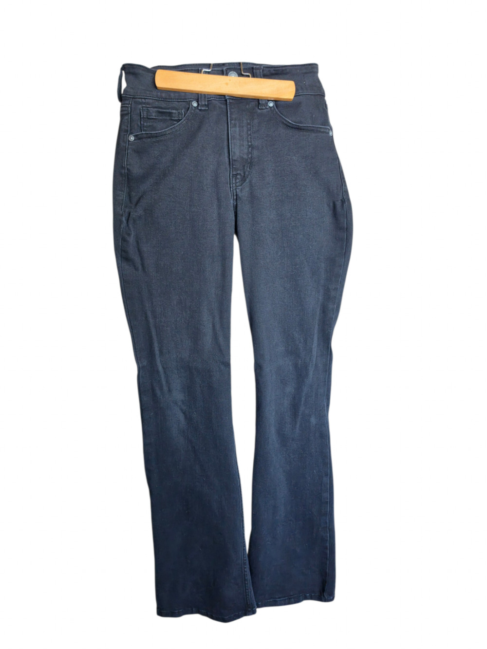 Shyanne Celeste High Rise Bootcut Jeans 28Wx34L Black Denim Pants
